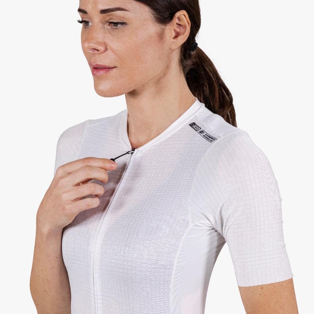 Scicon Maglia Ciclismo Donna 9.5- X-Over Bianca In Vendita