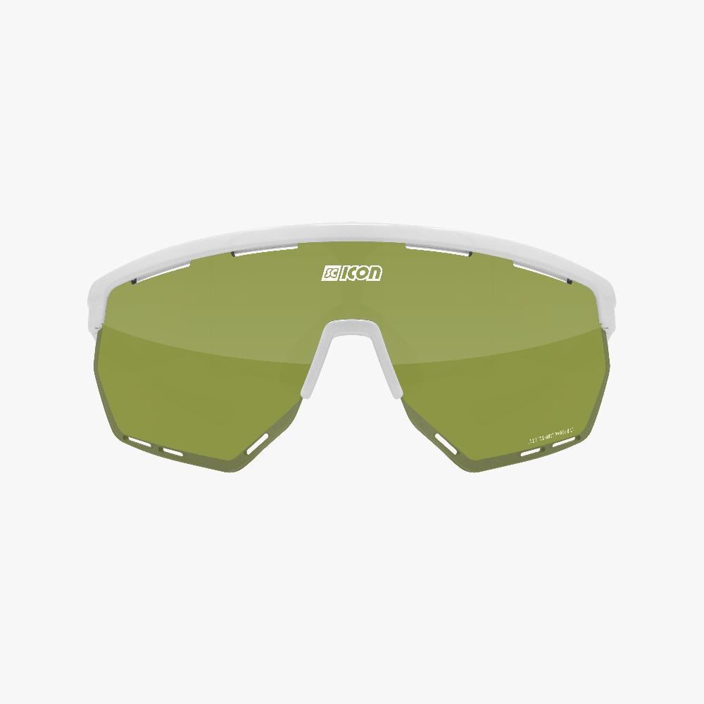 Scicon Occhiali Sportivi Aerowing Bianco/Verde Negozio