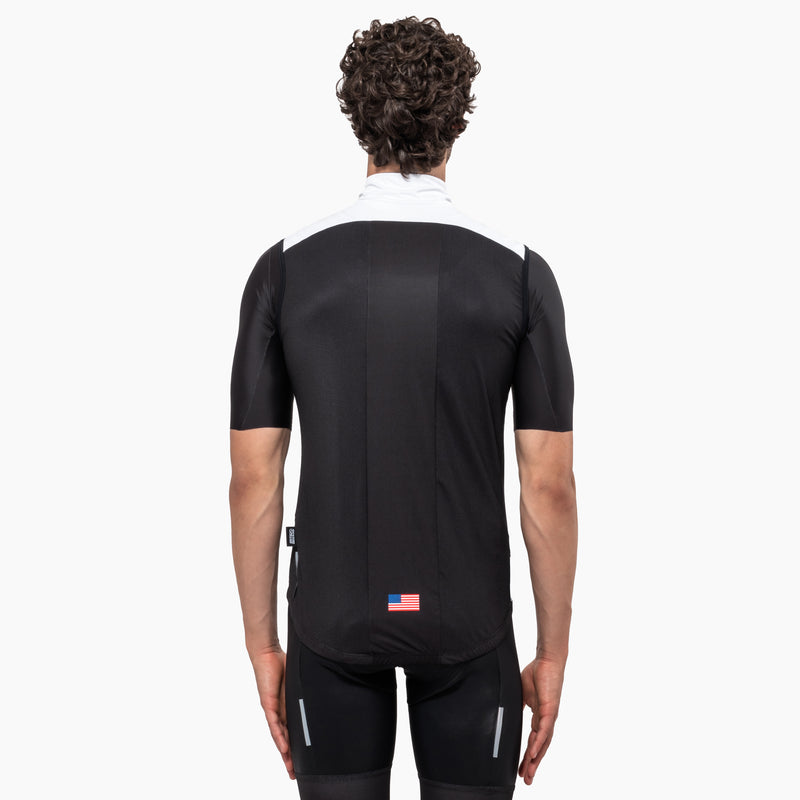 Scicon Gilet Antivento Space Agency10 Nero/Bianco Grandi sconti