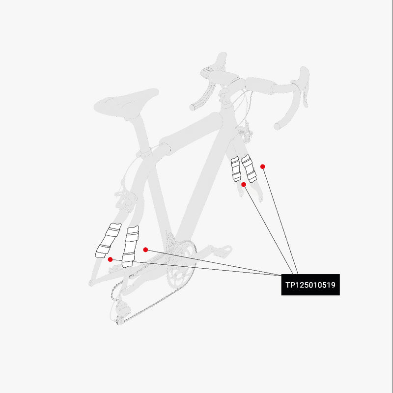 Scicon Set Protezione Telaio Bici Nero Fino al 50% di sconto