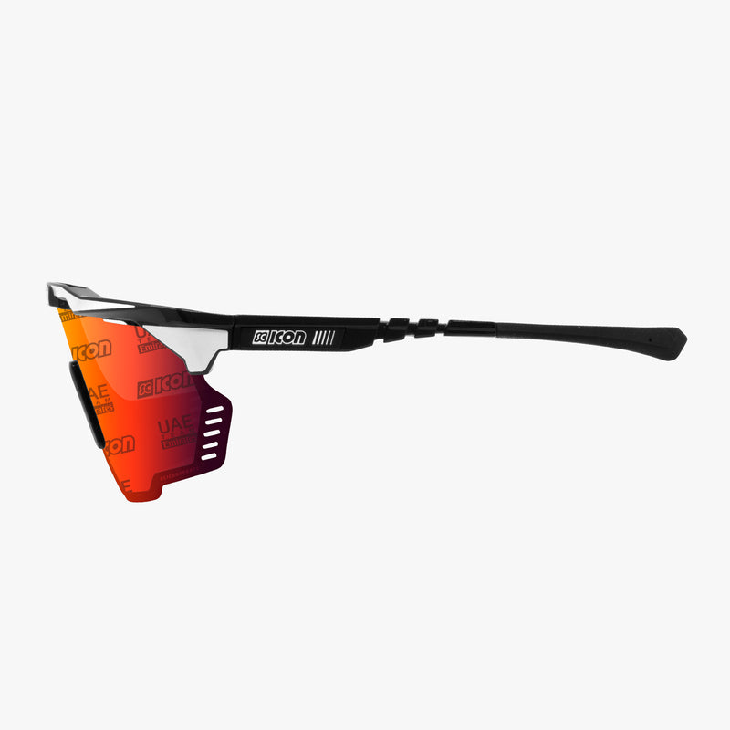 Scicon Occhiali Sportivi Aeroshade Kunken Nero Bianco/Lenti Rosse Comprare a buon mercato