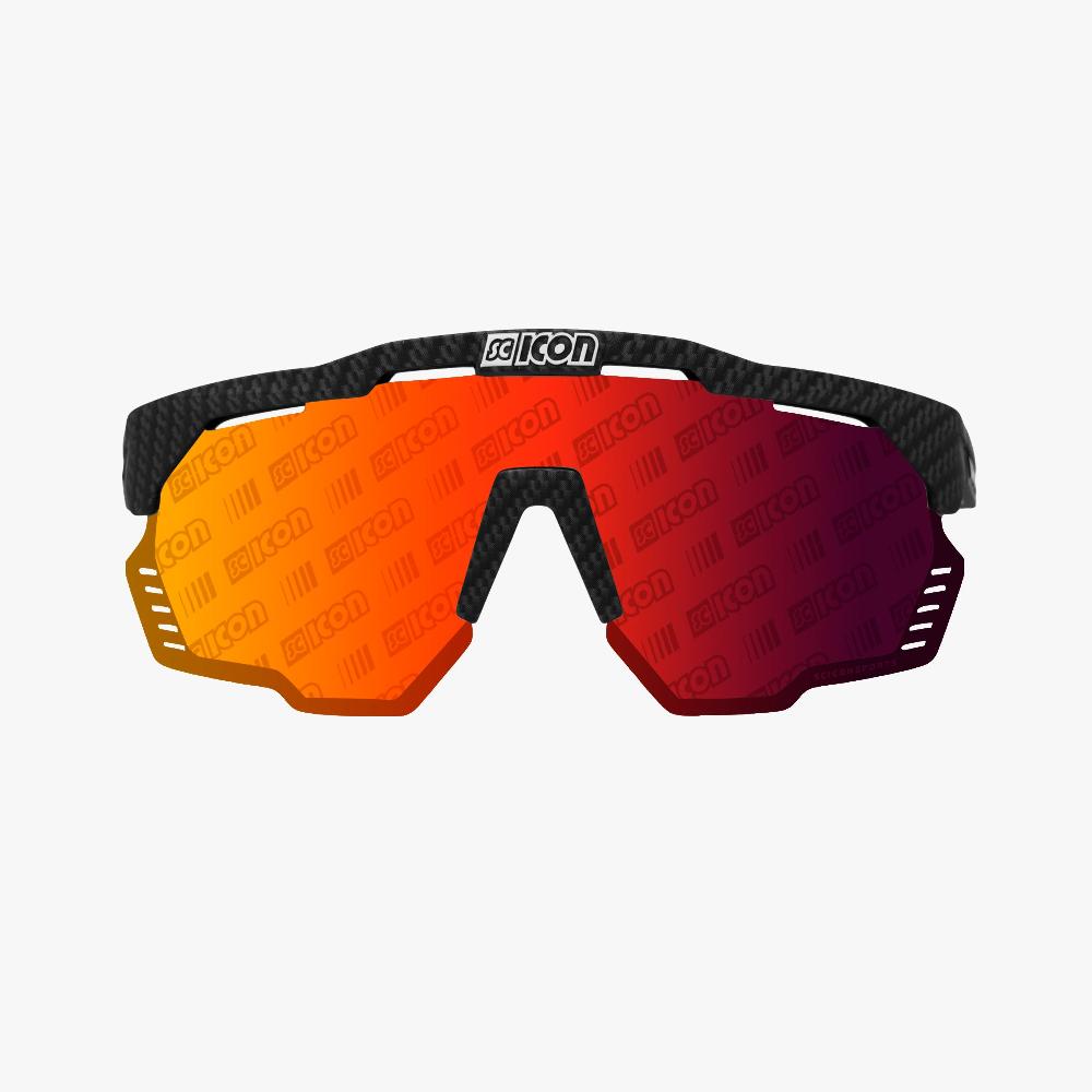 Scicon Occhiali Sportivi Aeroshade Kunken Carbon Opaco/Lenti Rosse Grande vendita