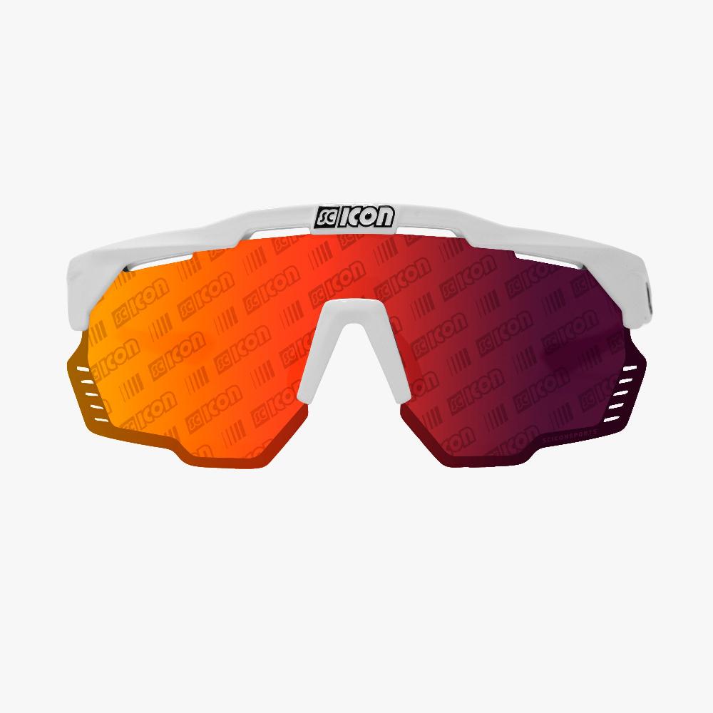 Scicon Occhiali Sportivi Aeroshade Kunken Bianco/Lenti Rosse Flash Sale