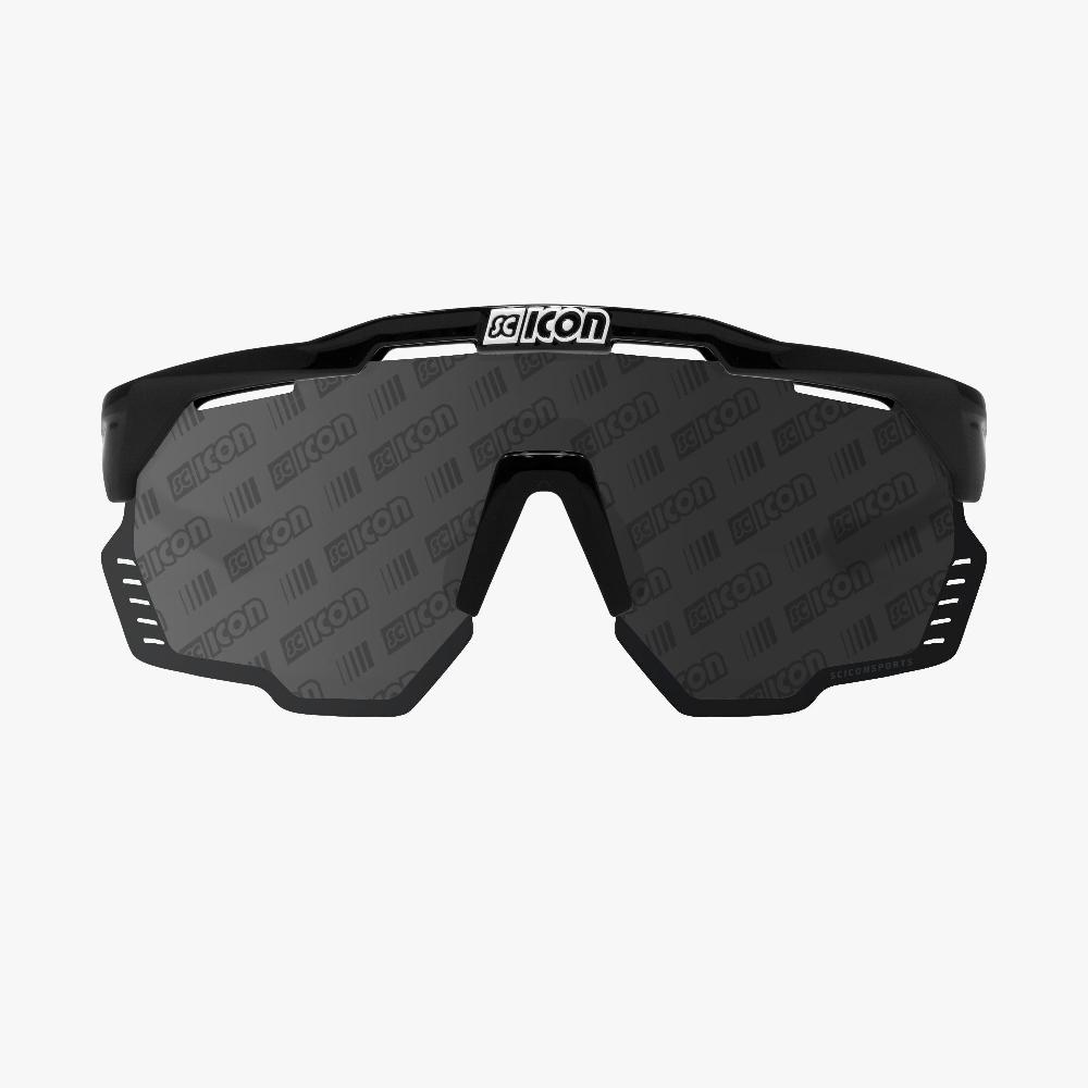 Scicon Occhiali Sportivi Aeroshade Kunken Nero/Lenti Argento Offerta natalizia