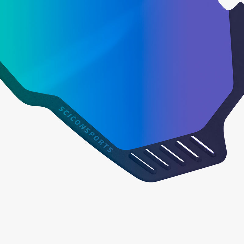 Scicon Aeroshade Kunken Lente di ricambio Blu Smaltimento dello stoccaggio