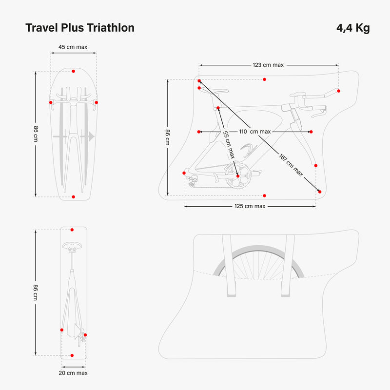 Scicon Sacca Porta Bici Travel Plus Triathlon Nera Latest fashion