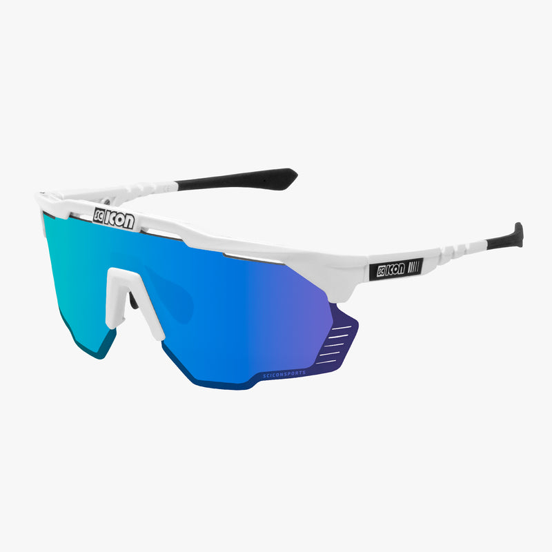Scicon Aeroshade Kunken Occhiali Ciclismo Bianco/Blu Comprane uno, ottenene uno gratis