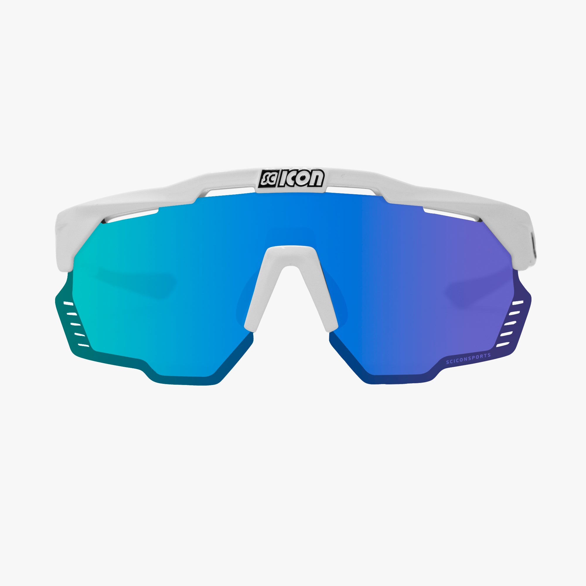 Scicon Aeroshade Kunken Occhiali Ciclismo Bianco/Blu Comprane uno, ottenene uno gratis