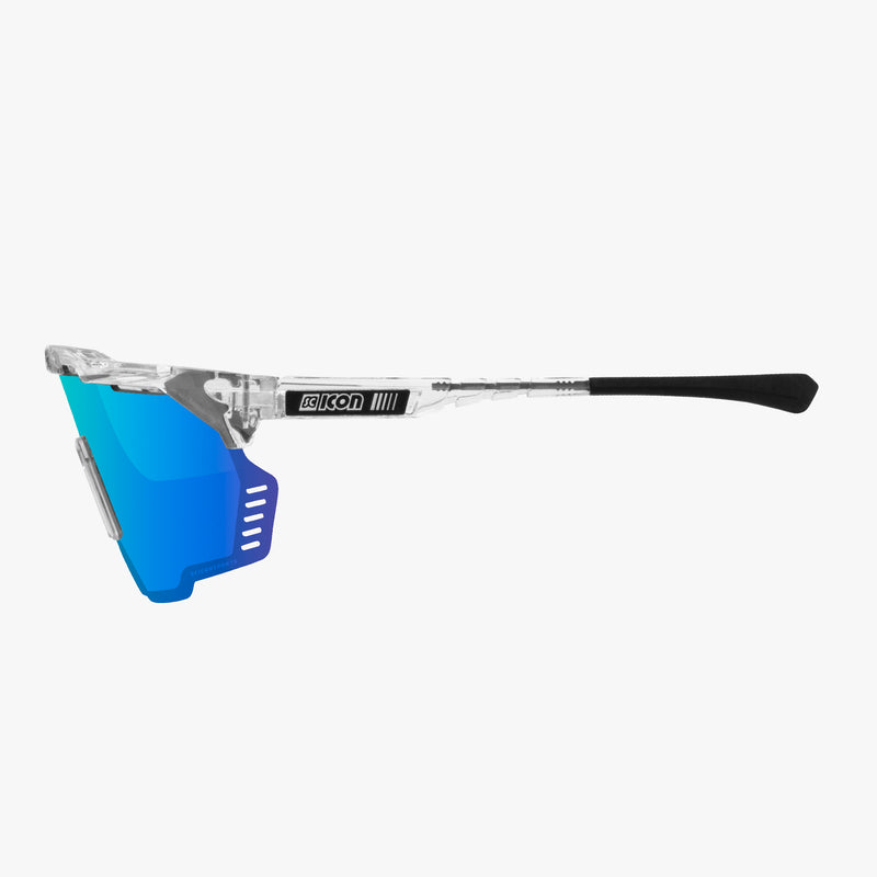 Scicon Aeroshade Kunken Occhiali Ciclismo Cristallo/Blu Offerte giornaliere