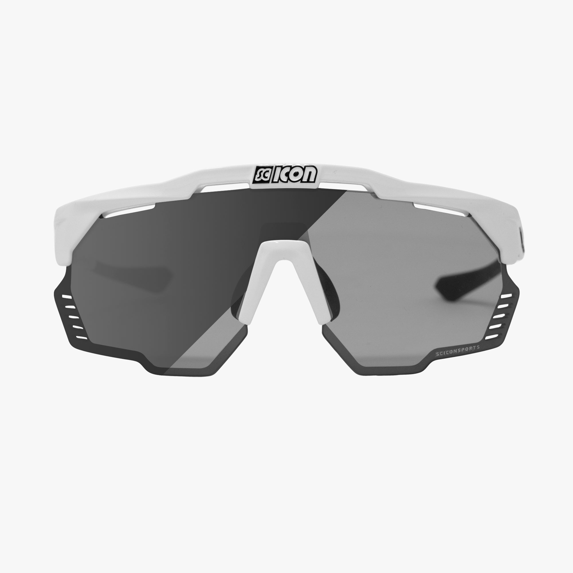 Scicon Aeroshade Kunken Occhiali Ciclismo Bianco/Argento Offerta settimanale