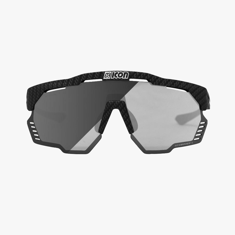 Scicon Aeroshade Kunken Occhiali Ciclismo Carbon/Lenti Argento Rilascio limitato