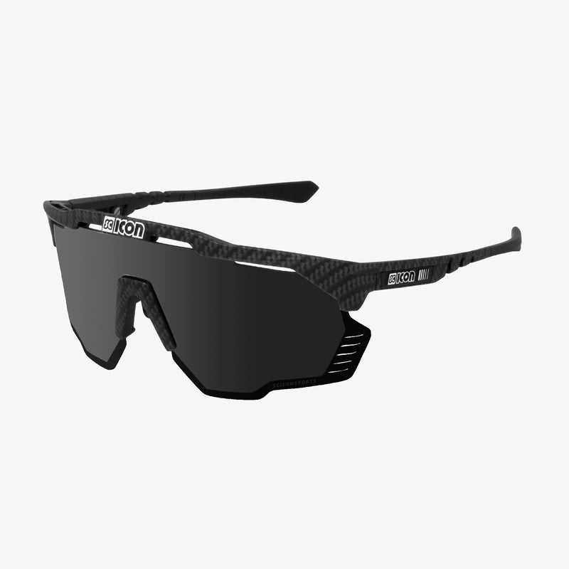 Scicon Aeroshade Kunken Occhiali Ciclismo Carbon/Lenti Argento