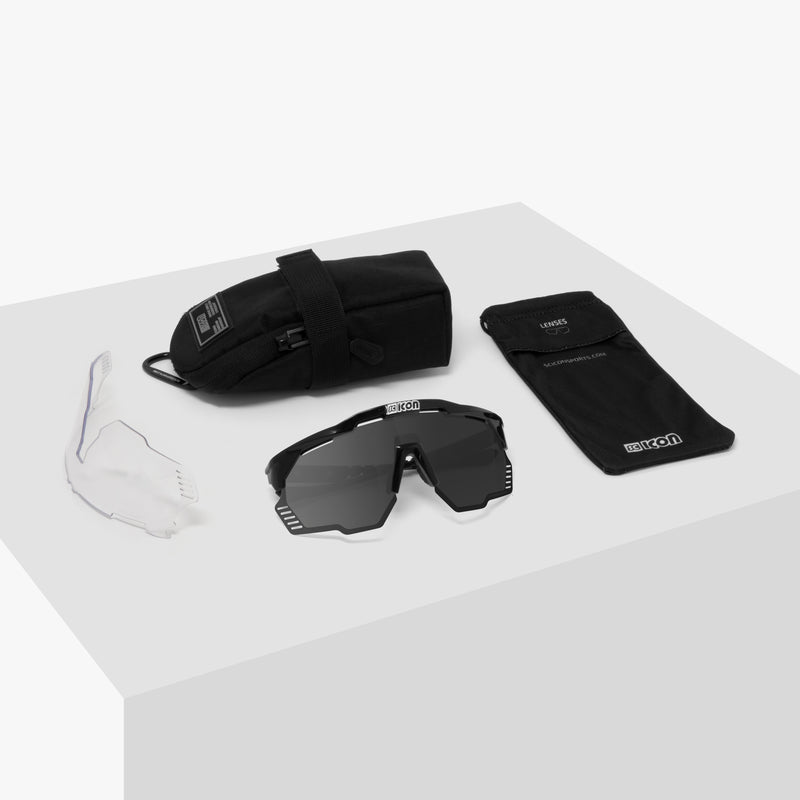 Scicon Aeroshade Kunken Occhiali Ciclismo Bianco/ Argento Ultimo giorno
