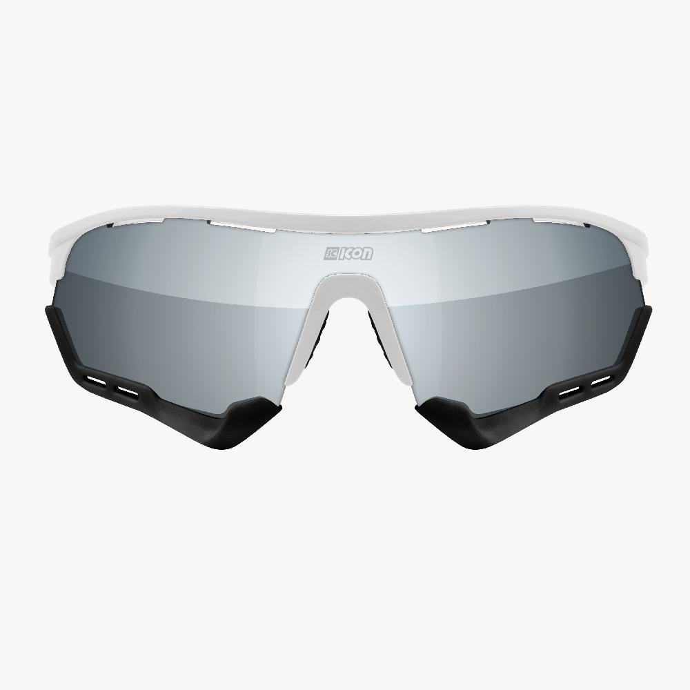 Scicon Aerotech XL Occhiali Sportivi Bianco/Argento Prezzo di fabbrica