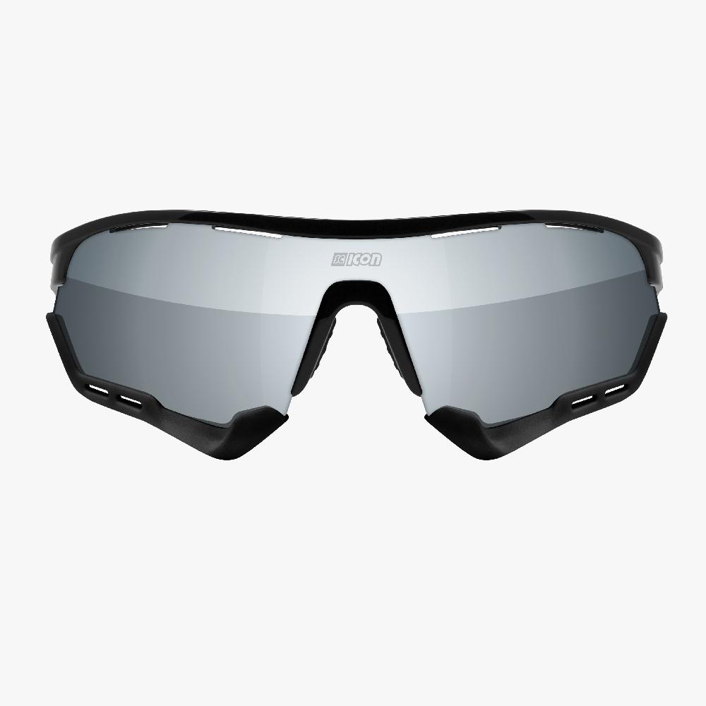 Scicon Aerotech XL Occhiali Sportivi Nero/Argento Flash Sale