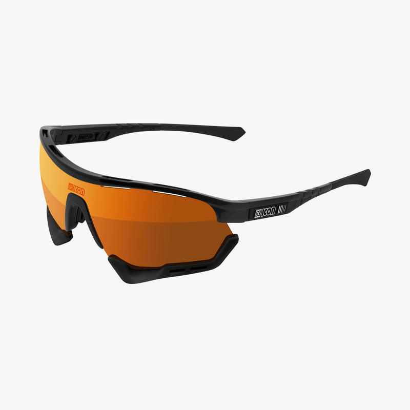 Scicon Aerotech XL Occhiali Sportivi Nero/Bronzo