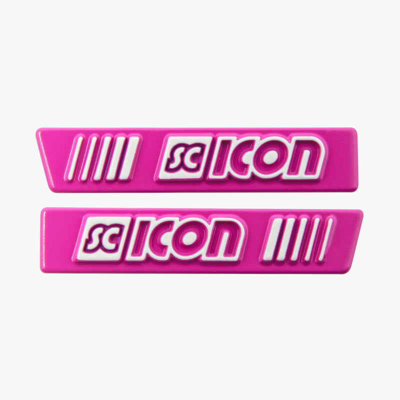 Scicon Logo in metallo per occhiali Rosa/Bianco
