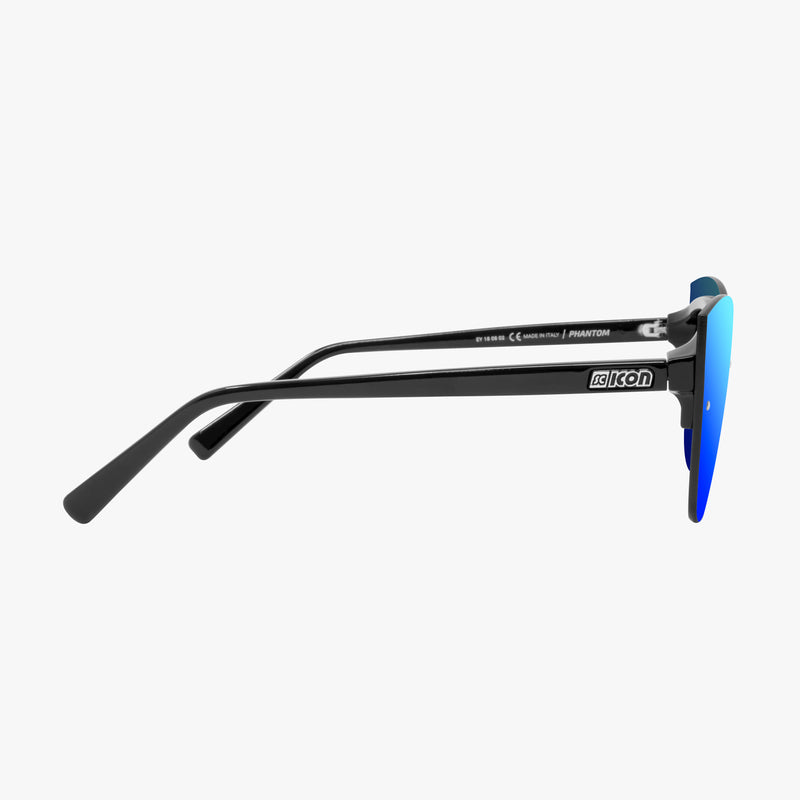 Scicon Occhiali da sole Phantom Donna Montatura Nera Lenti Blu Offerta settimanale