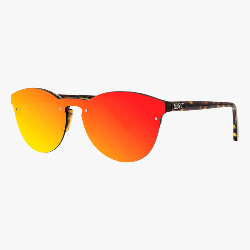 Scicon Occhiali da sole Protector Montatura Tartarugata Lenti Rosse