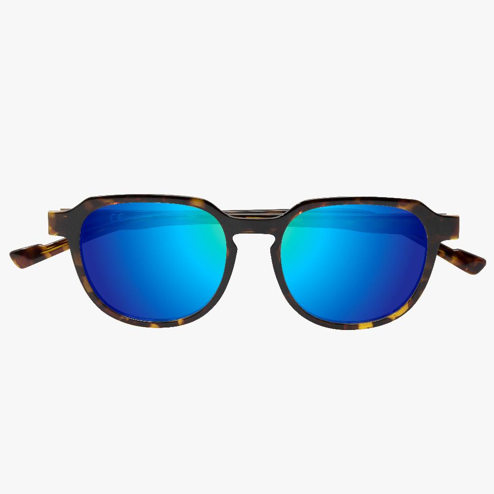 Scicon Occhiali da sole Vertex Tartarugati/Lenti Blu Specchiate Duty-free