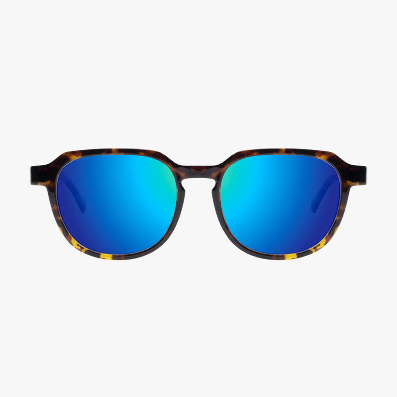 Scicon Occhiali da sole Vertex Tartarugati/Lenti Blu Specchiate Duty-free