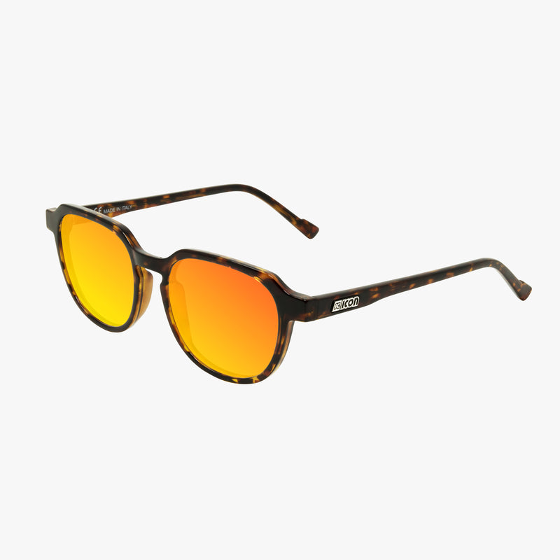 Scicon Occhiali da sole Vertex Tartarugati/Lenti Rosse Specchiate