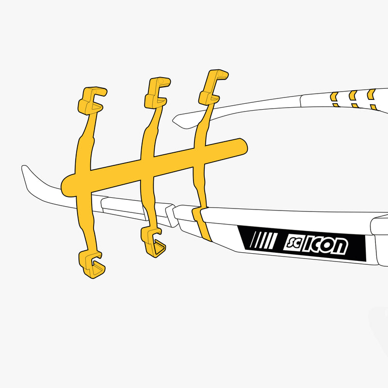 Scicon Tasselli per Aste Occhiali Giallo Consegna Veloce