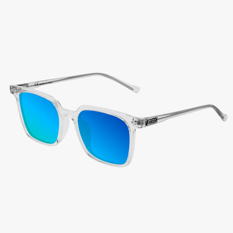 Scicon Occhiali da sole Vertec Cristallo/Lenti Blu Specchiate Presa