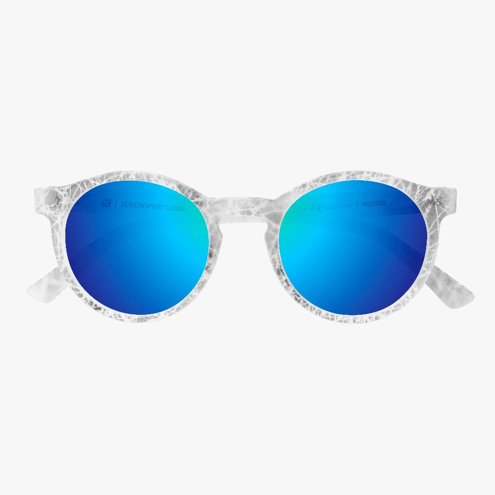 Scicon Occhiali da sole Protox Bianco Opaco/Lenti Blu Specchiate In Saldo