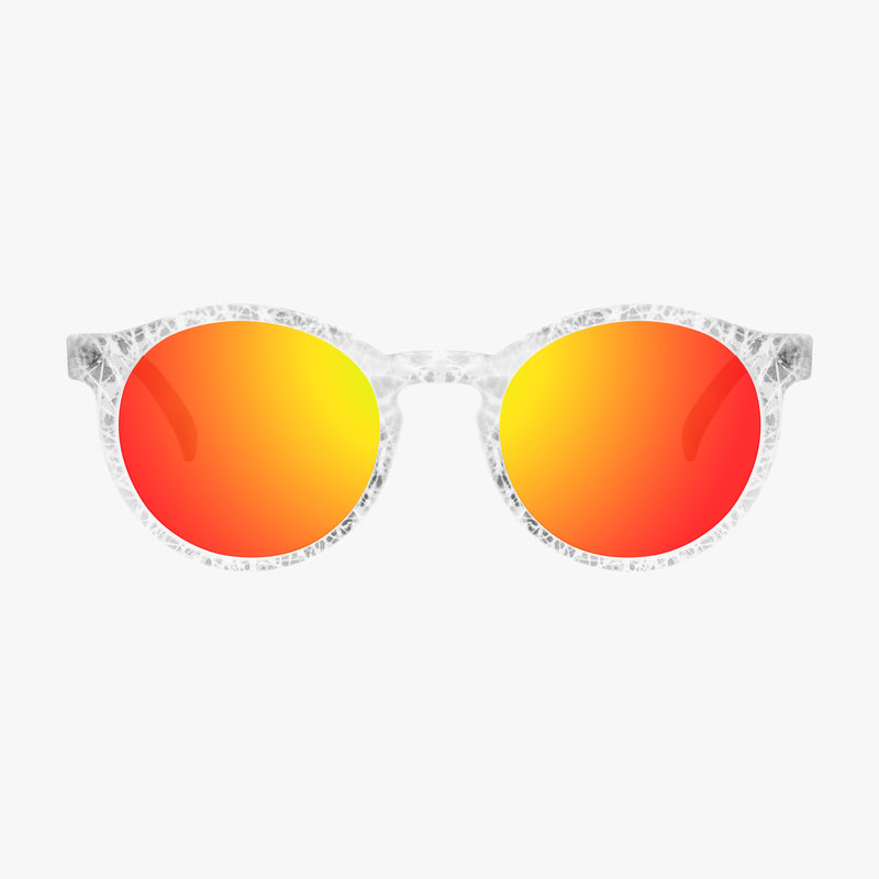 Scicon Occhiali da sole Protox Bianco Opaco/Lenti Rosse Specchiate Nuova