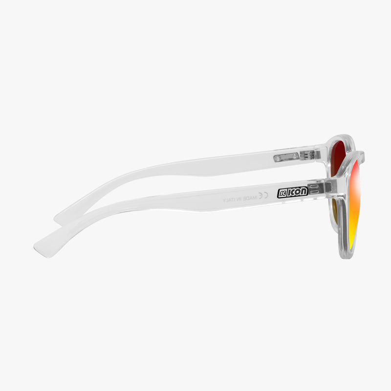 Scicon Occhiali da sole Protom Cristallo/Lenti Rosse Specchiate Flash Sale
