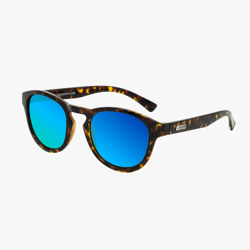 Scicon Occhiali da sole Protom Tartarugati/Lenti Blu Specchiate