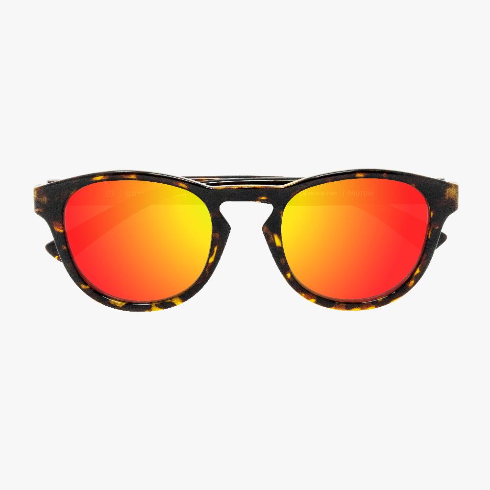 Scicon Occhiali da sole Protom Tartarugati/Lenti Rosse Specchiate Cyber Monday