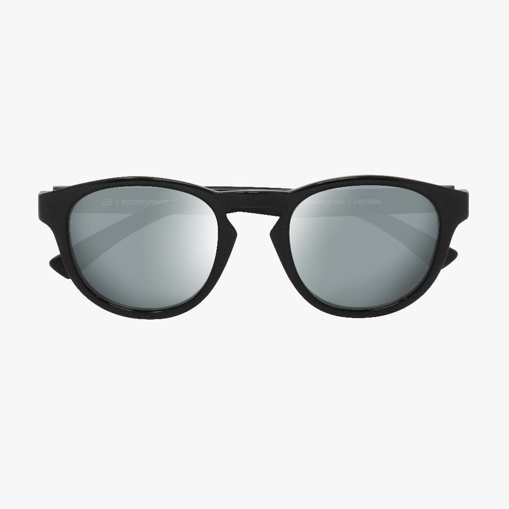 Scicon Occhiali da sole Protom Neri/Lenti Argento Specchiate Offerta natalizia