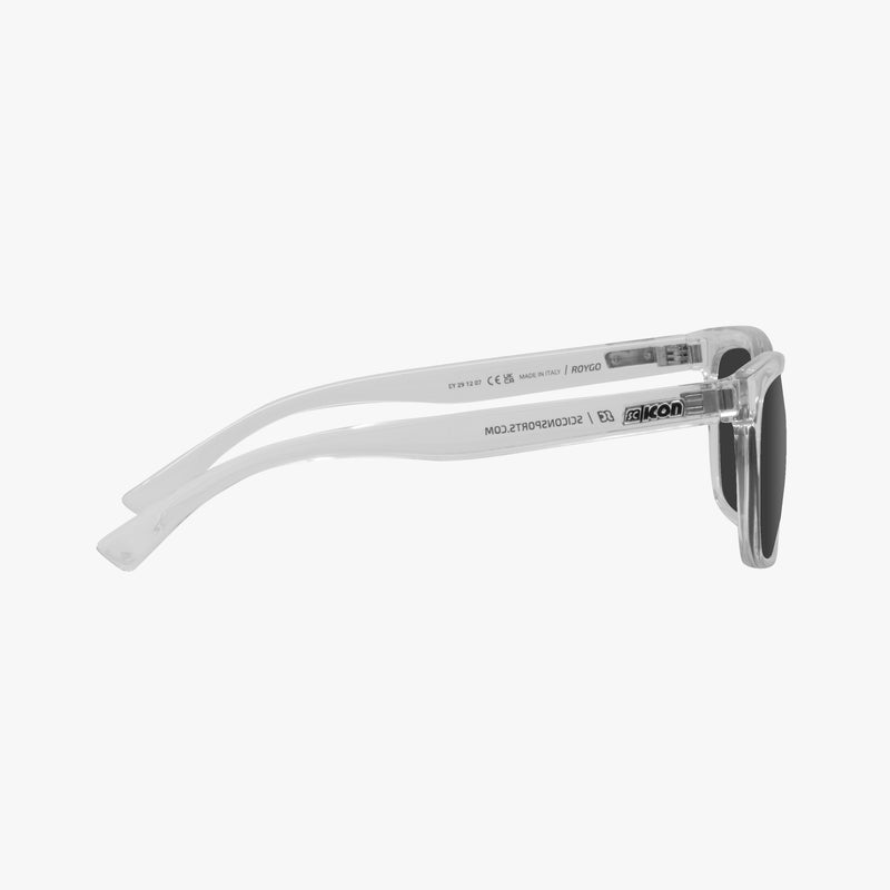 Scicon Occhiali da sole Roygo Cristallo/Lenti Polarizzate Nere| Scicon Offerta Giorno del Papà