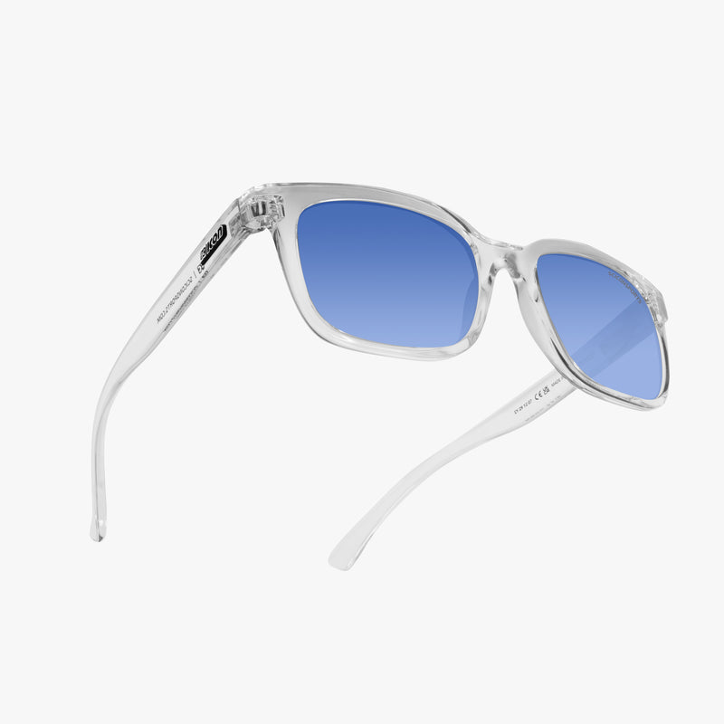 Scicon Occhiali da sole Roygo Cristallo/Lenti Sfumate Blu Smaltimento dello stoccaggio