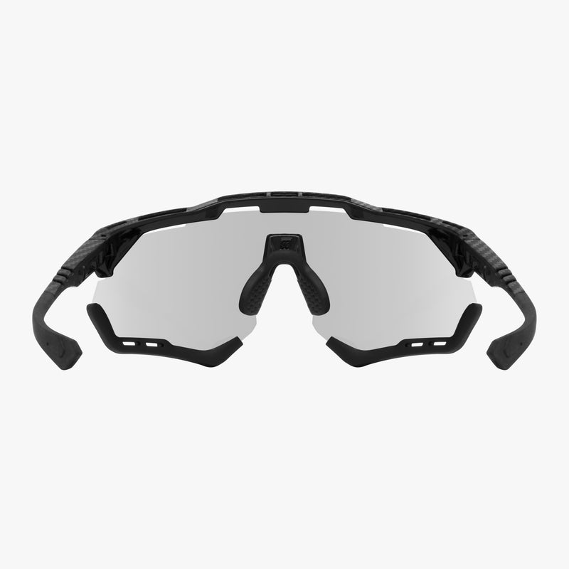 Scicon Aeroshade Occhiali Ciclismo Carbon Opaco/Argento Sconti VIP