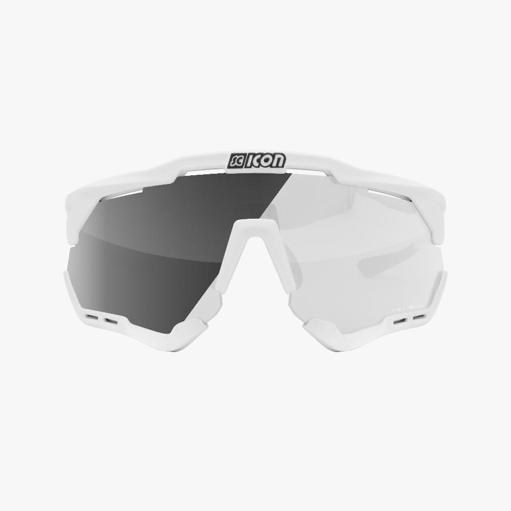 Scicon Aeroshade-XL-Occhiali Ciclismo Bianco/Argento Ultimi tre giorni