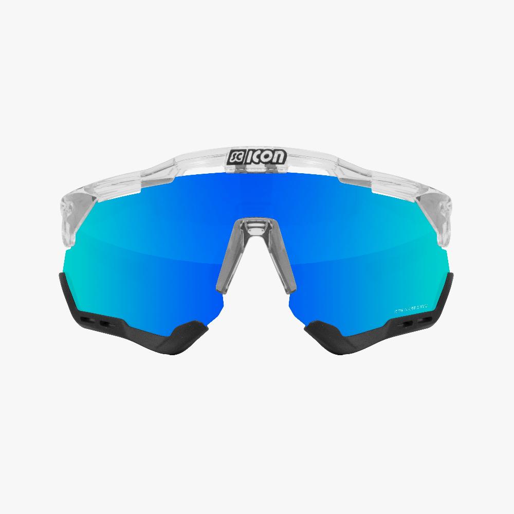 Scicon Aeroshade Occhiali Ciclismo Cristallo/Blu Ultimo giorno