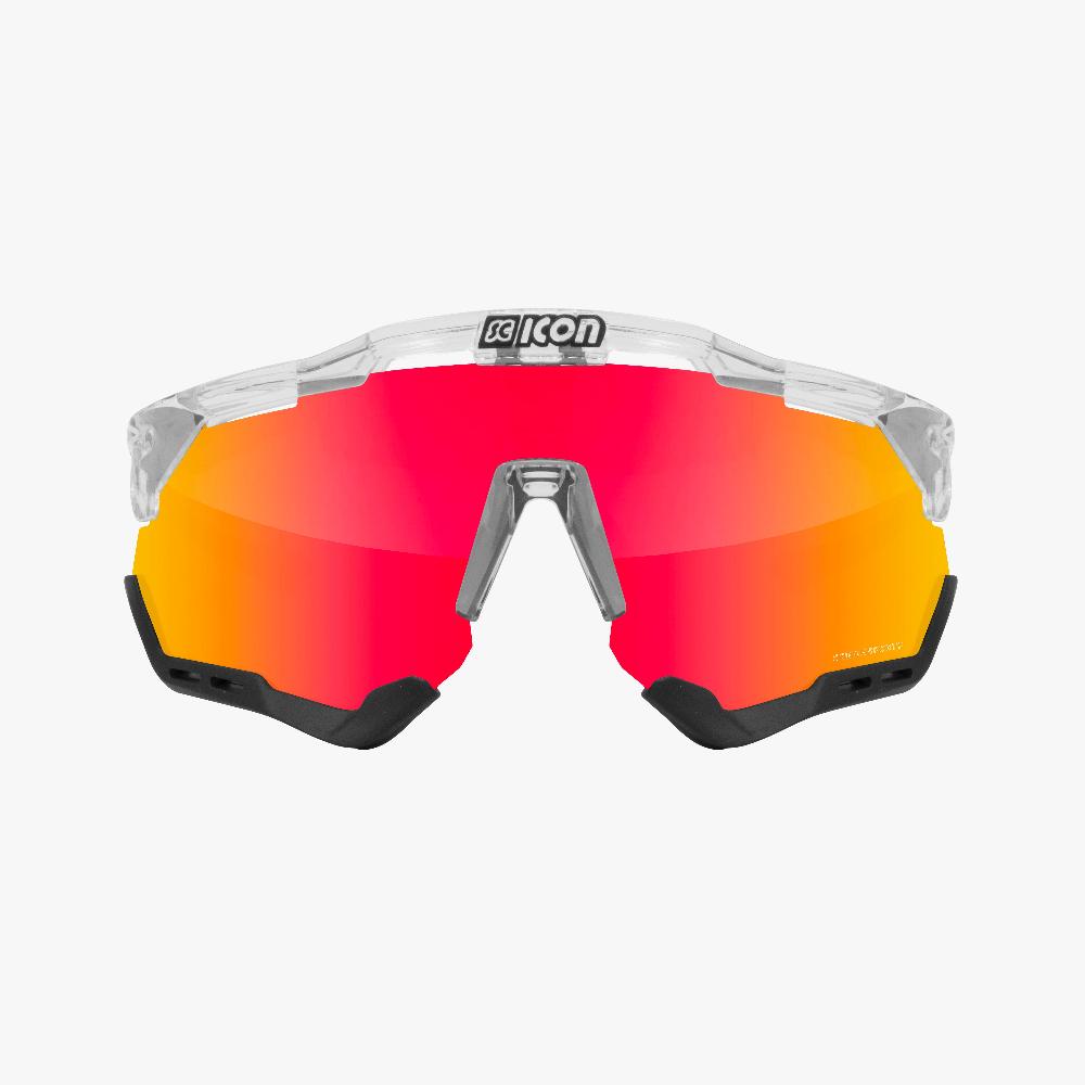Scicon Aeroshade Occhiali Ciclismo Cristallo/Rosso Promozione temporanea