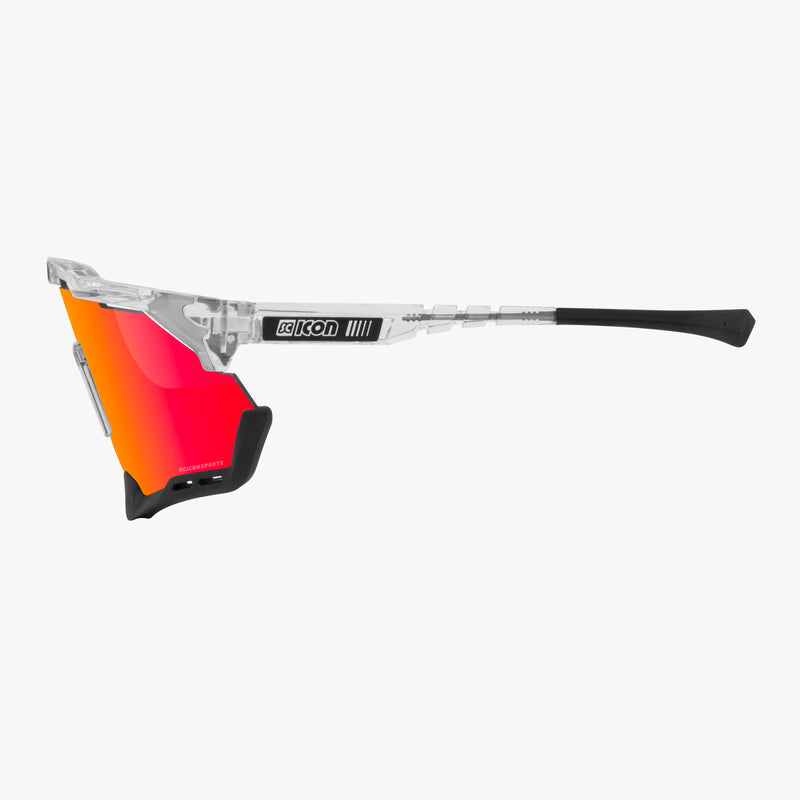 Scicon Aeroshade Occhiali Ciclismo Cristallo/Rosso Promozione temporanea