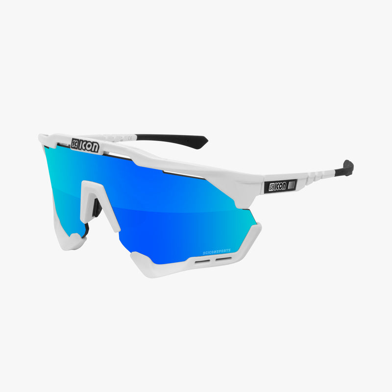 Scicon Aeroshade XL Occhiali Ciclismo Bianco/Blu Fino al 65% di sconto