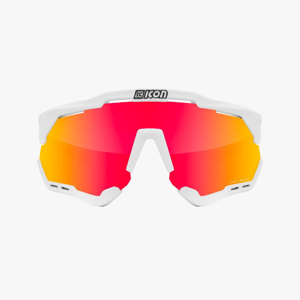 Scicon Aeroshade Occhiali Ciclismo Bianco/Rosso Only for today