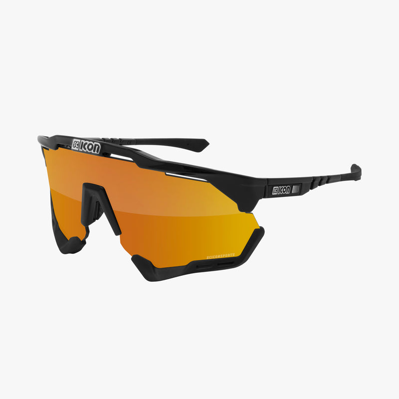 Scicon Aeroshade Occhiali Ciclismo Nero/Bronzo Sostegno trimestrale