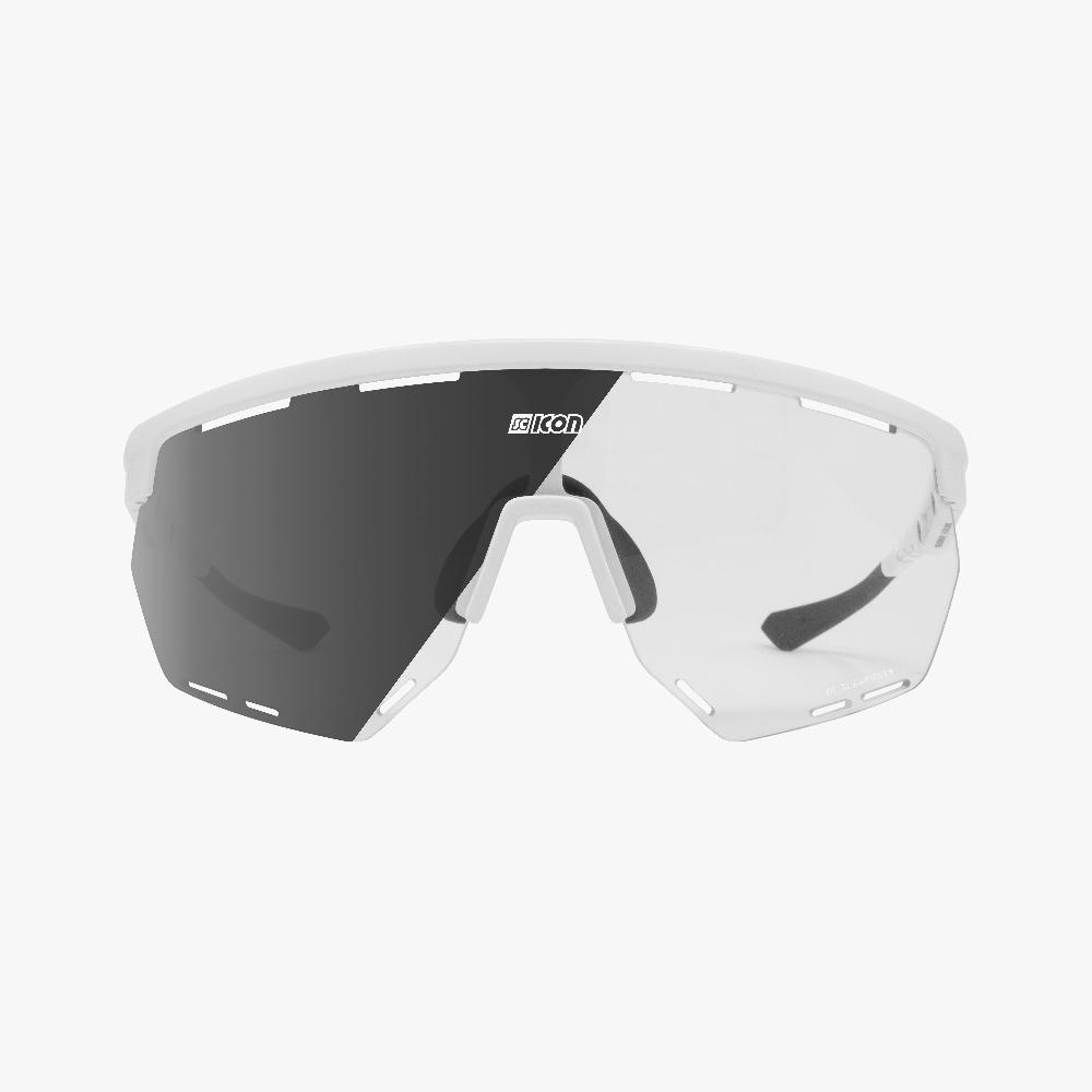 Scicon Aerowing Occhiali Ciclismo Bianco/Argento Consegna Veloce