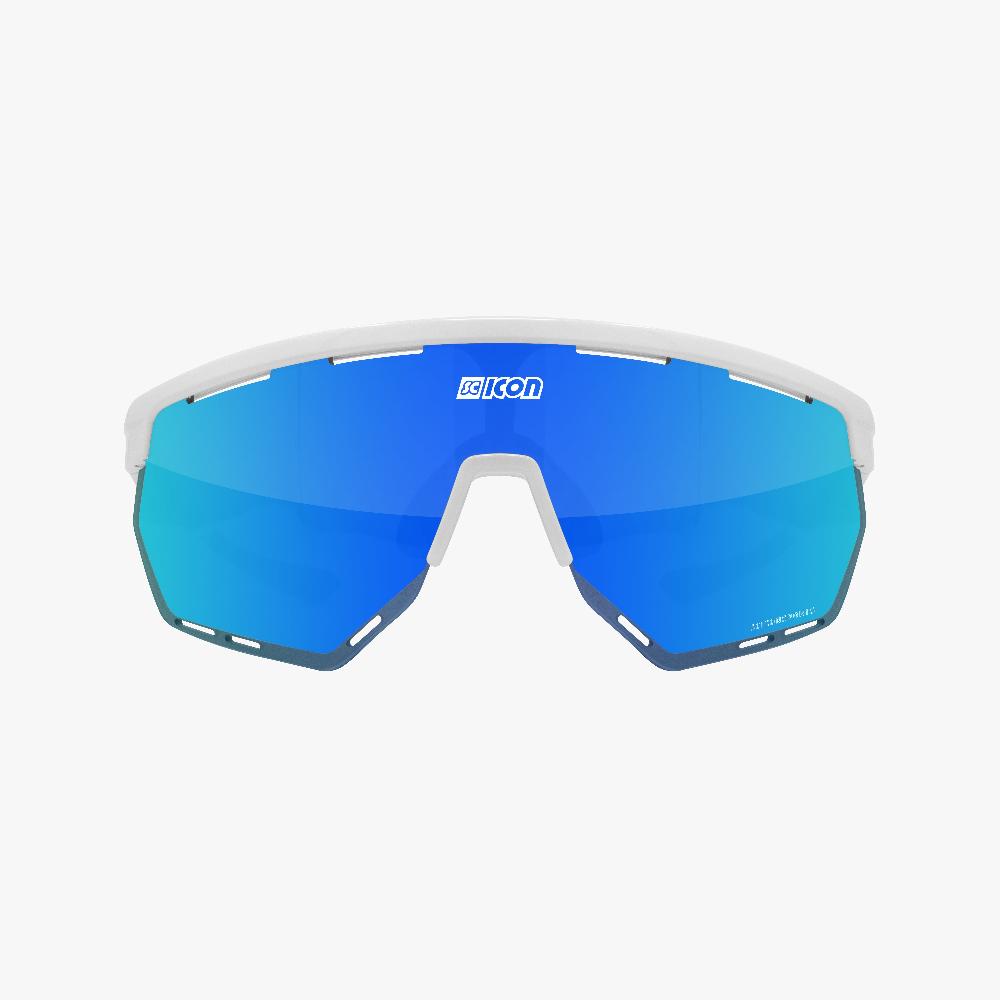 Scicon Aerowing Occhiali Ciclismo Bianco/Blu Shopping Online