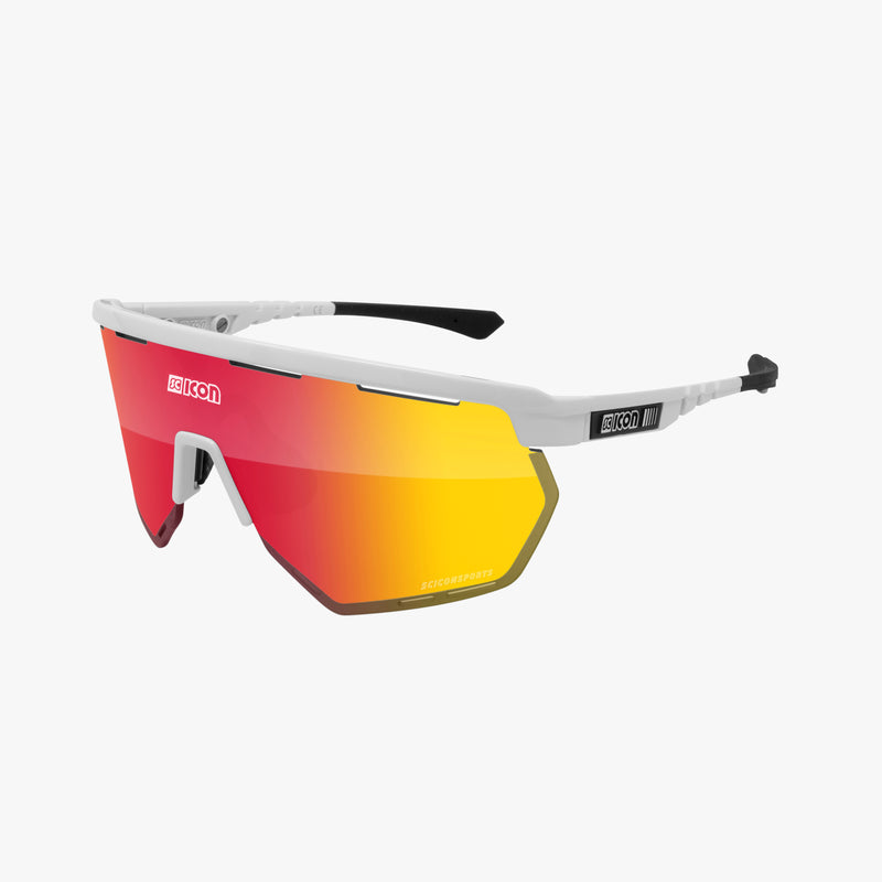 Scicon Aerowing Occhiali Ciclismo Bianco/Rosso Affare Del Giorno