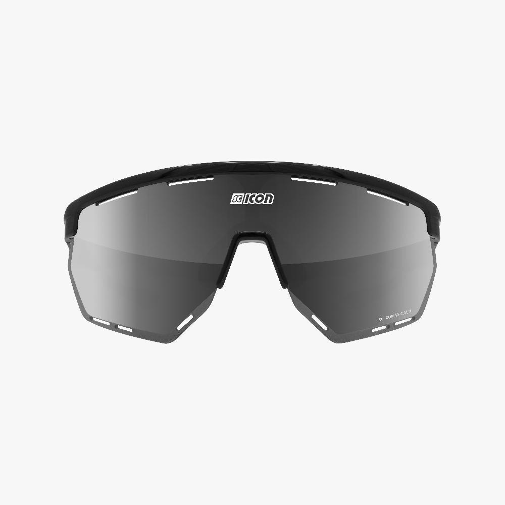 Scicon Aerowing Occhiali Ciclismo Nero/Argento Sottocosto