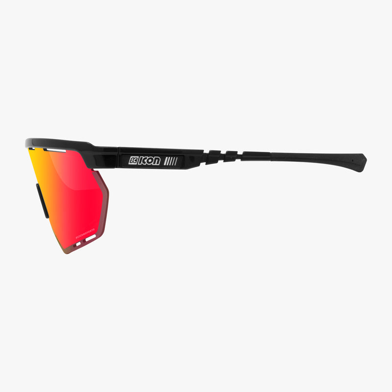 Scicon Aerowing Occhiali Ciclismo Nero/Rosso Presa
