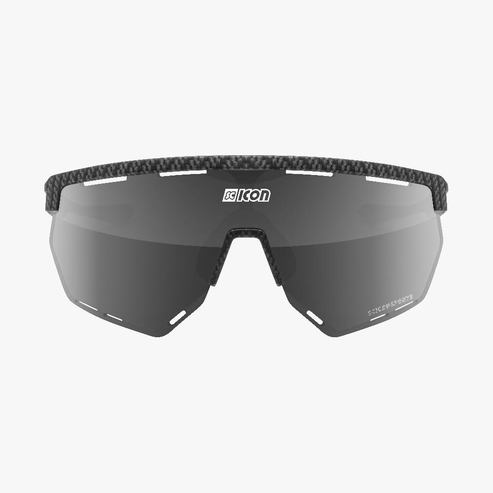 Scicon Aerowing Occhiali Ciclismo Carbon/Argento Offerta
